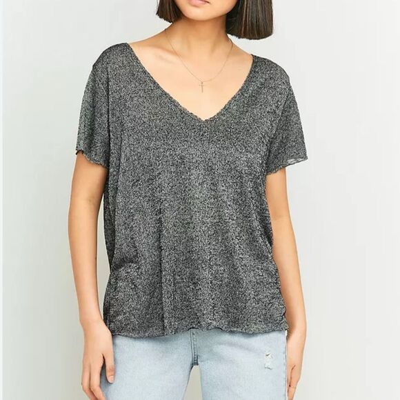 Urban Outfitters Tops - Urban outfitters project social t medium black gray womens top shirt boho